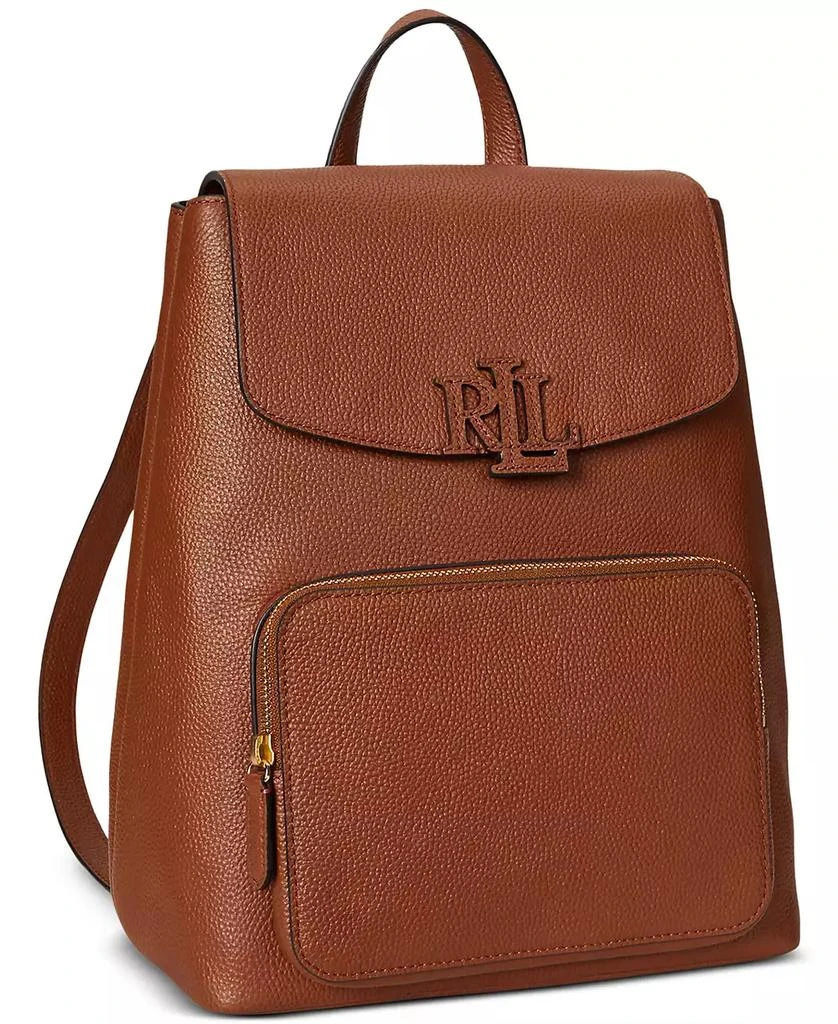 Ralph Lauren Pebbled Leather Medium Cameryn Backpack 4
