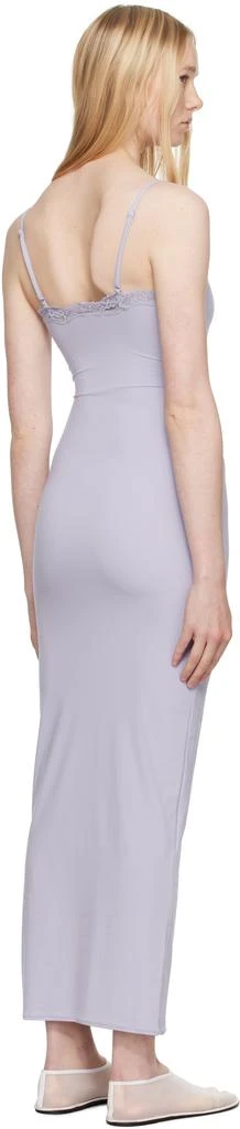 SKIMS Purple Fits Everybody Lace Long Slip Maxi Dress 3