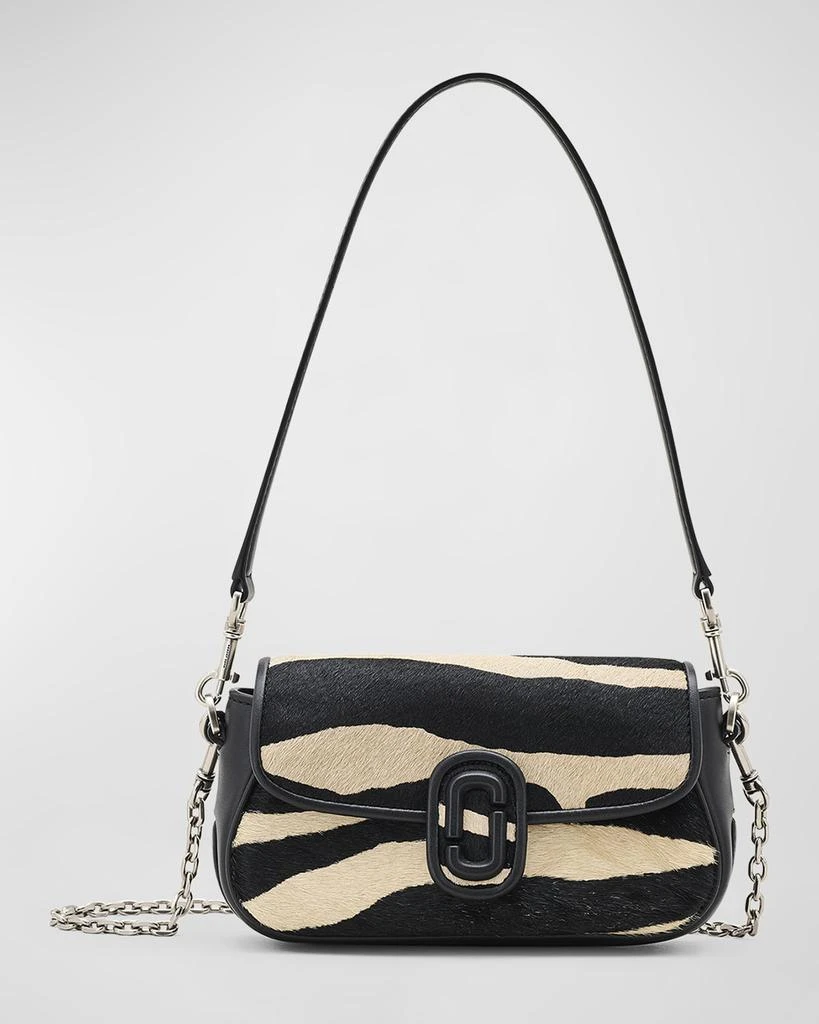 Marc Jacobs The Zebra Calf Hair Clover Shoulder Bag 1