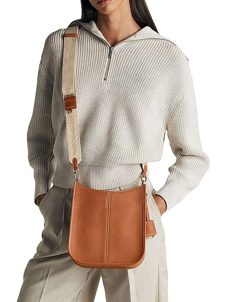 Maison de Sabre Leather Saddle Bag 2