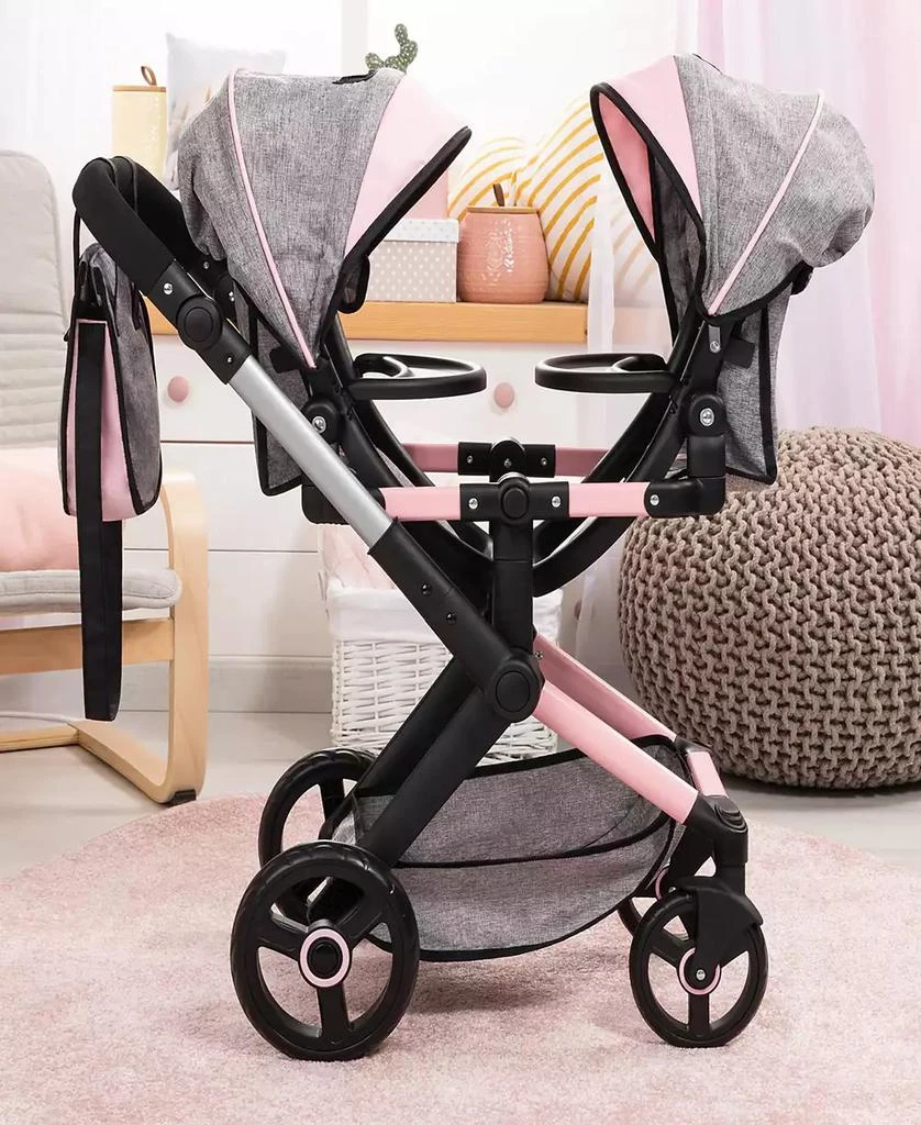 Bayer Design Dolls Butterfly , Xeo Twin Pram Set 2