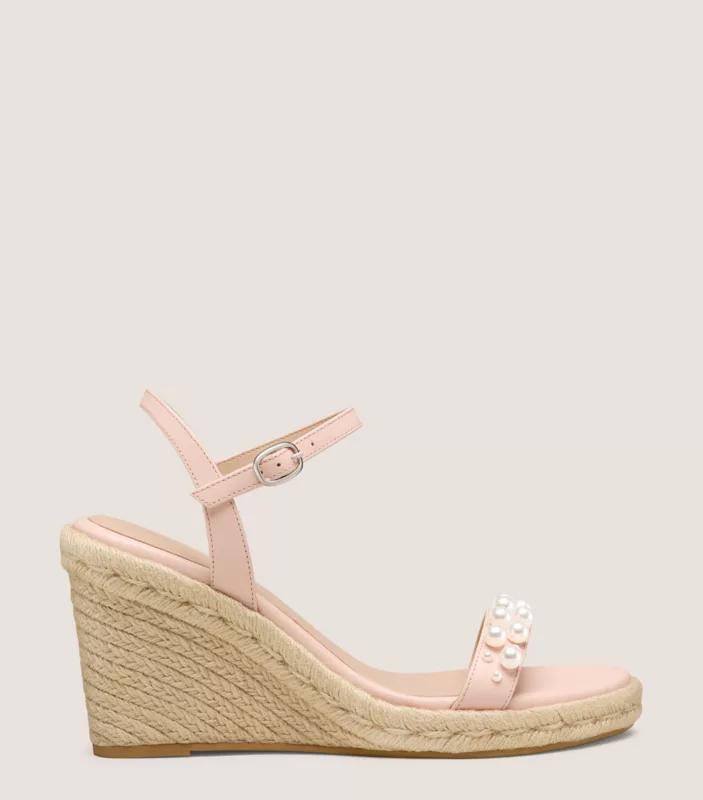 Stuart Weitzman GOLDIE ESPADRILLE WEDGE