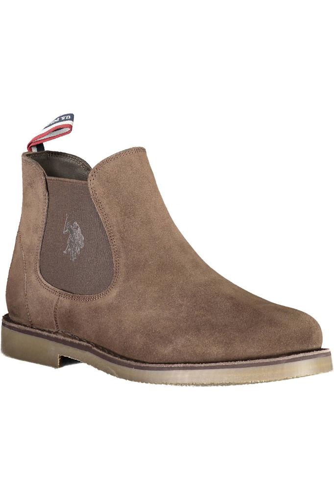 U.S. POLO ASSN. Elegant Ankle Boots with Logo Men's Detailing
