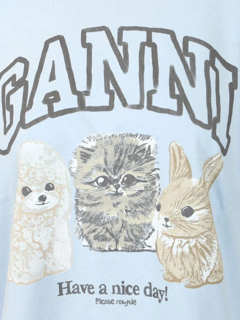 Ganni Ganni Animal Printed T-Shirt 3