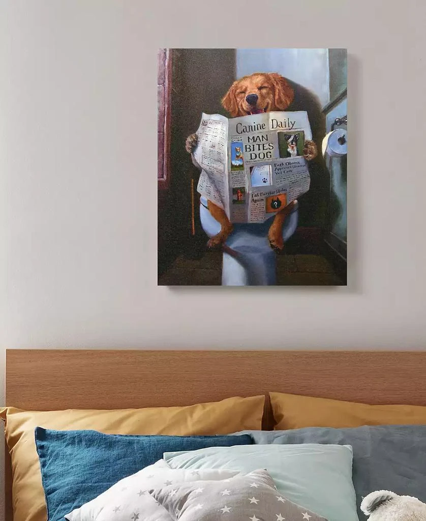 Empire Art Direct 
Dog Gone Funny
 Graphic Art Print On Wrapped Canvas Wall Art, 20" x 16" 5