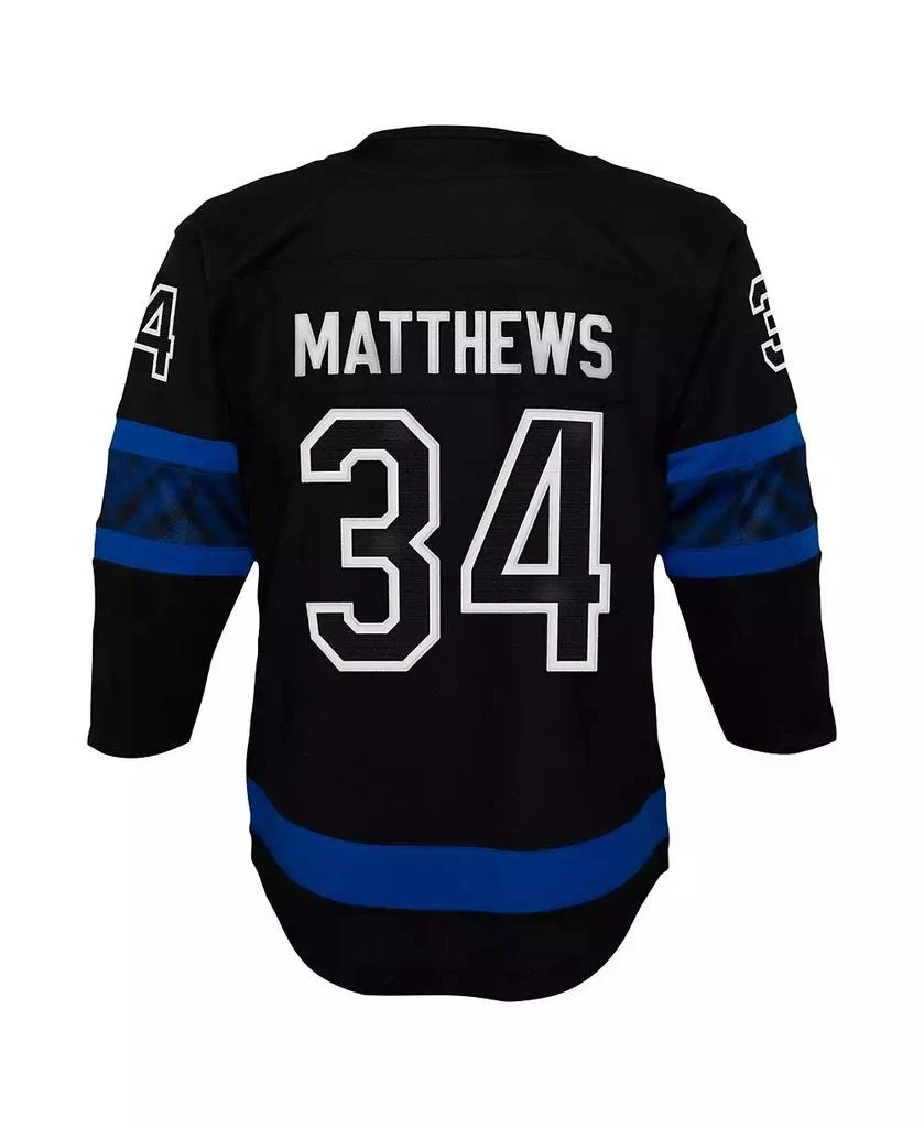 Outerstuff Big Boys and Girls Auston Matthews Black Toronto Maple Leaf's Alternate Premier Player Jersey 3