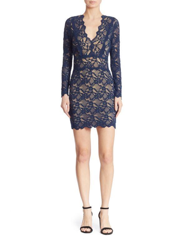 Nightcap Debut Lace Mini Dress