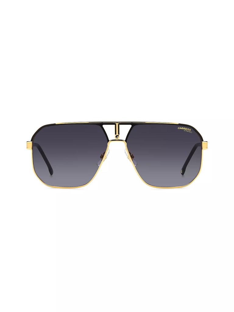 Carrera 62MM Stainless Steel Navigator Sunglasses