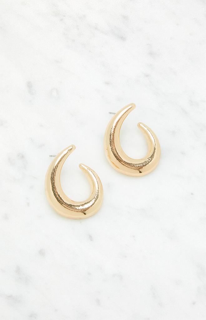 LA Hearts Spiral Hoop Earrings