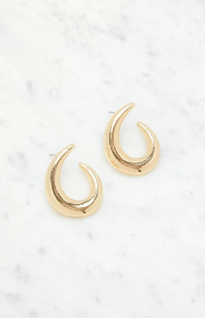 LA Hearts Spiral Hoop Earrings 2