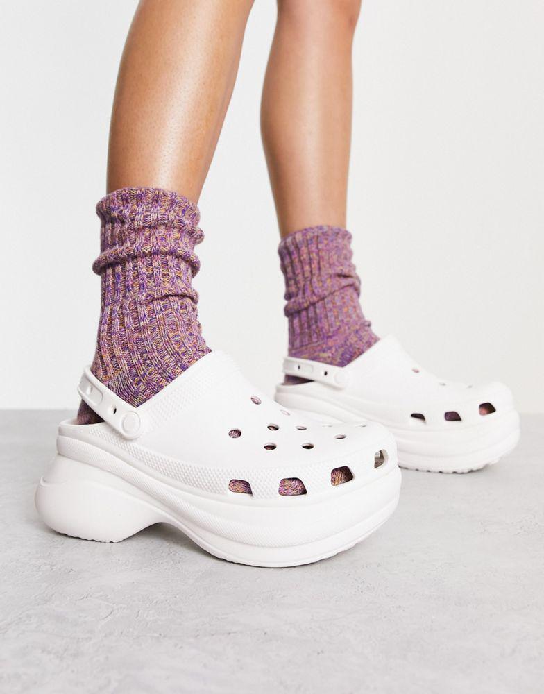 Crocs Crocs Bae platform clog in white