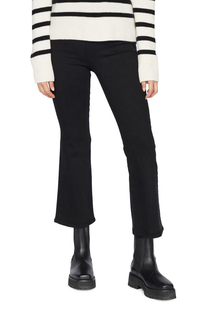 FRAME Jet Set Crop Mini Bootcut Pull-On Jeans