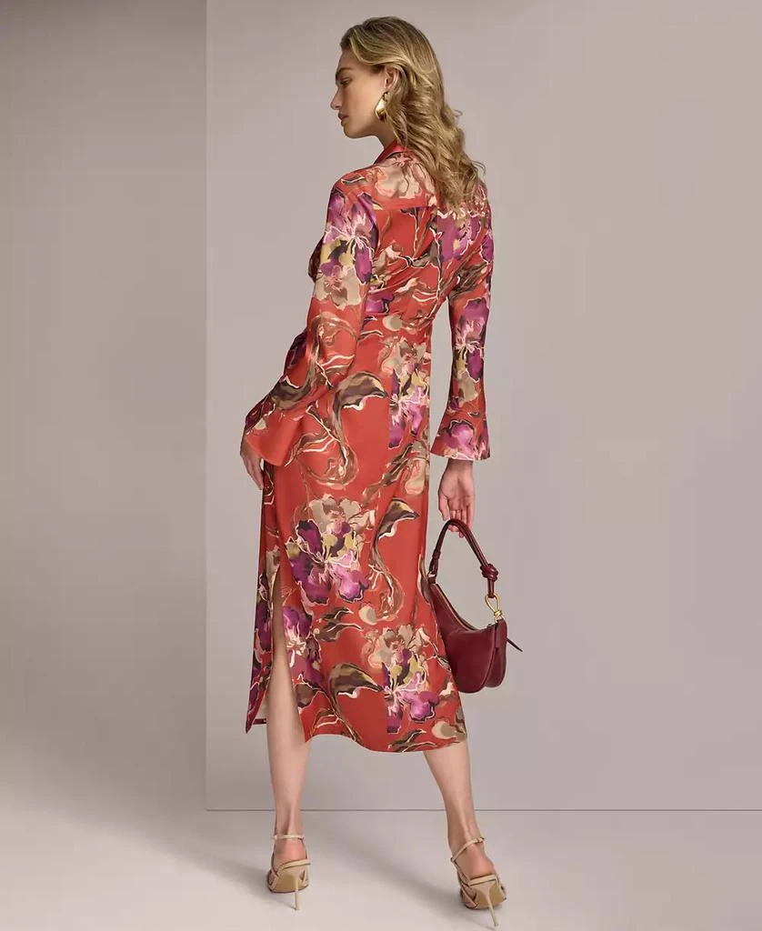 Donna Karan Petite Button-Front Midi Dress 3