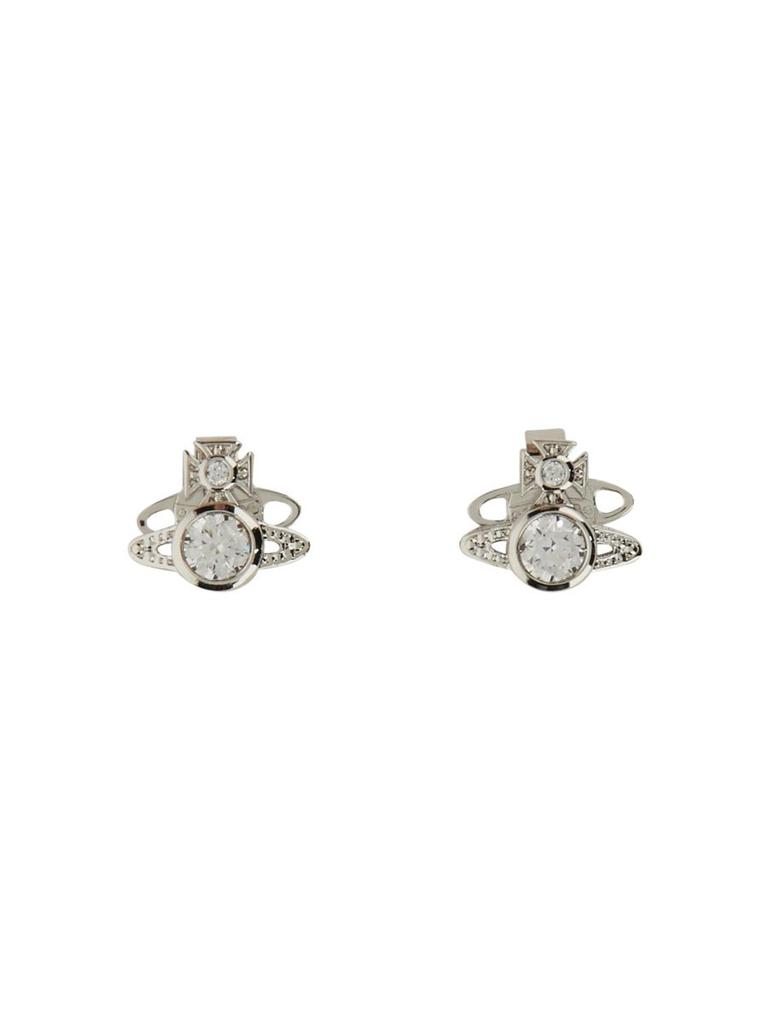 Vivienne Westwood Embellished Metal Grace Earrings - Fashion