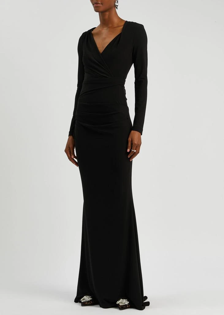 Talbot Runhof Wrap-effect gown  2