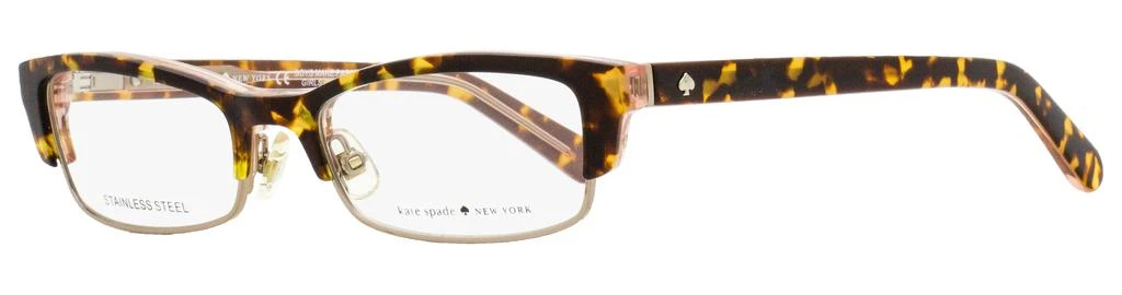 Kate Spade Women's Rectangular Eyeglasses Joetta FK2 Tortoise/Gold 52mm 1