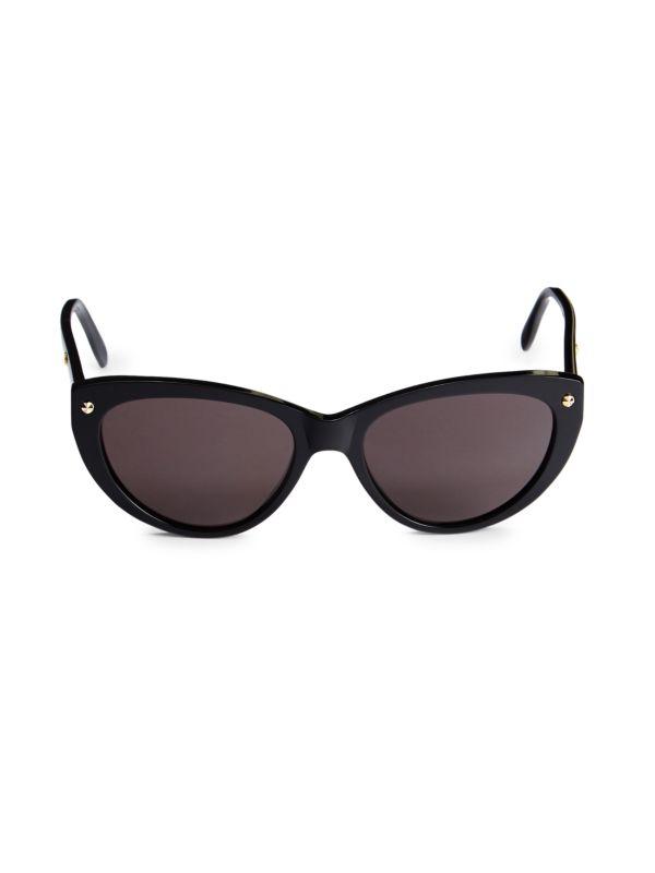 Alexander McQueen 55MM Cat Eye Sunglasses