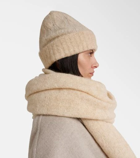 Brunello Cucinelli Cable-knit mohair beanie 5