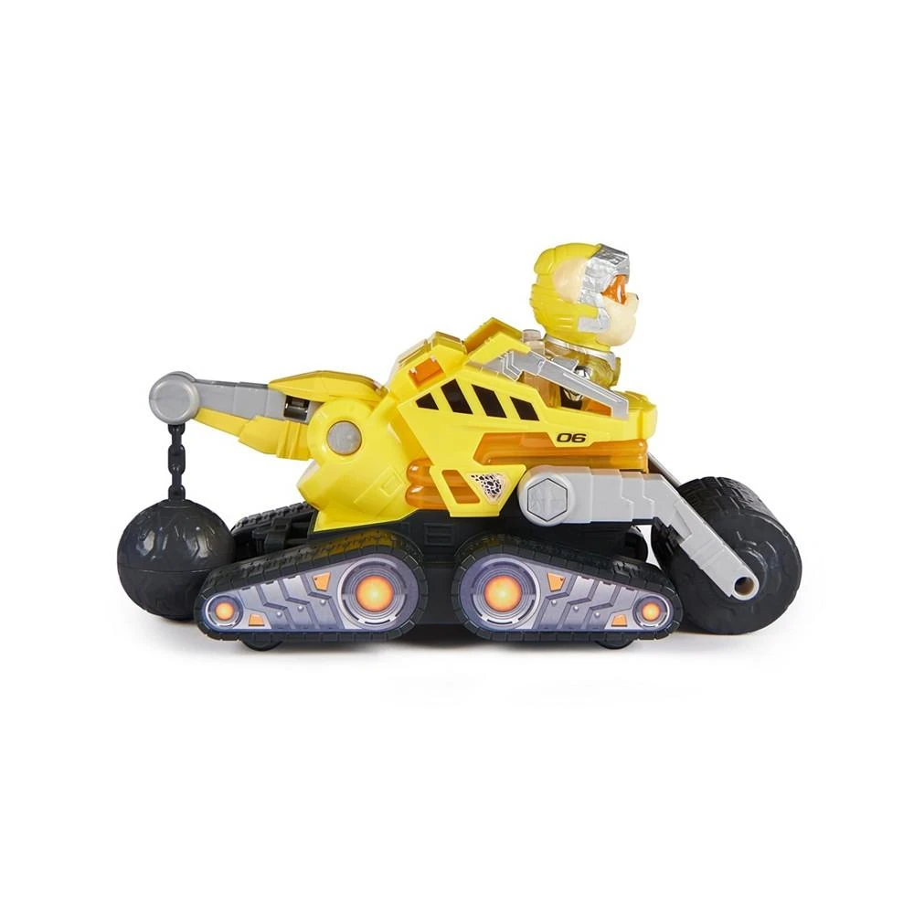 Paw Patrol The Mighty Movie, Construction Toy Truck with Rubble Mighty Pups Action Figure, Lights and Sounds, Kids Toys for Boys Girls 3 Plus 4