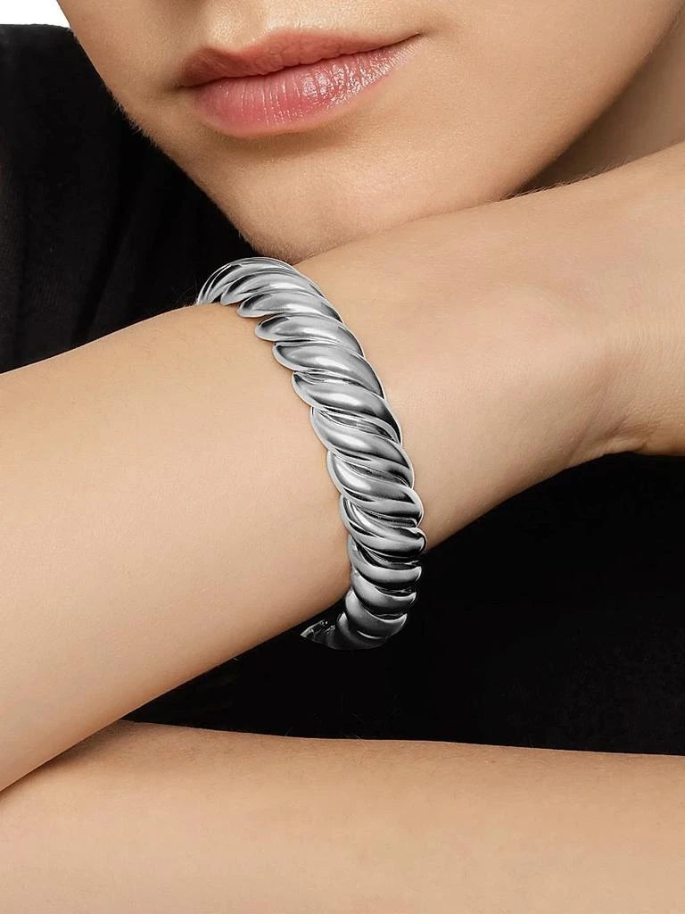 David Yurman Sculpted Cable Bracelet in Sterling Silver 8