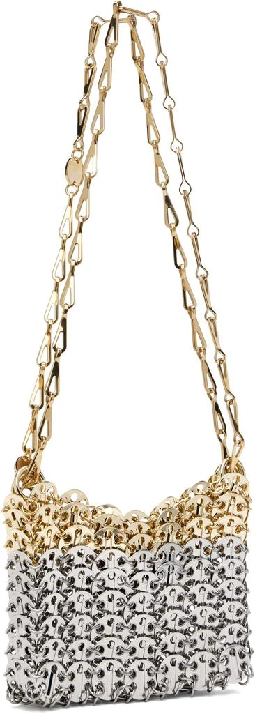 Rabanne Silver & Gold Iconic Nano 1969 Skyline Bag 3