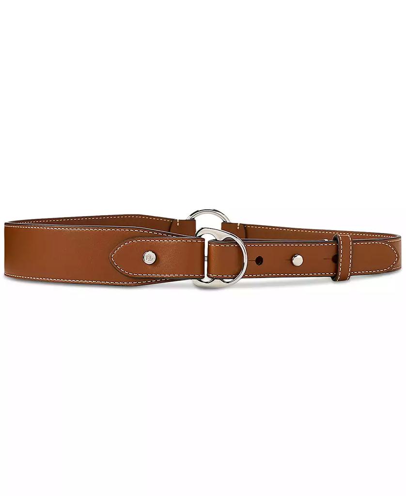 Ralph Lauren Equestrian D-Ring Leather Belt