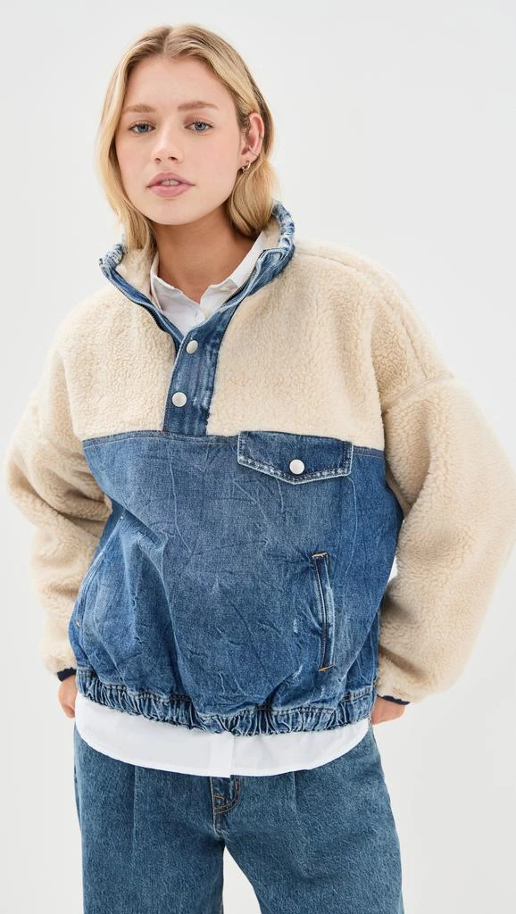 Ralph Lauren 3X1 Rigid Denim Lined Pullover 1