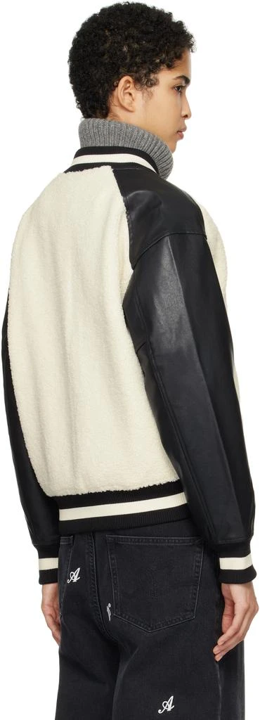 Axel Arigato Off-White 
Black Saul Varsity Bomber Jacket 3