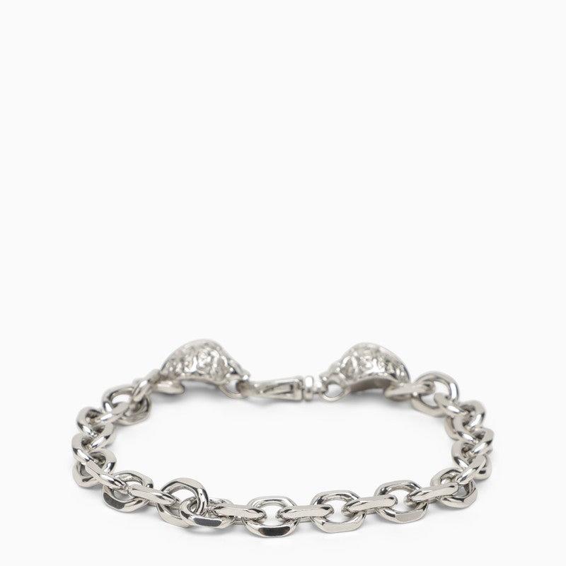 Emanuele Bicocchi Men's 925 Skull Chain Bracelet