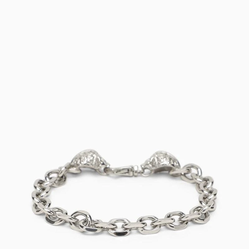 Emanuele Bicocchi Men's 925 Skull Chain Bracelet 1