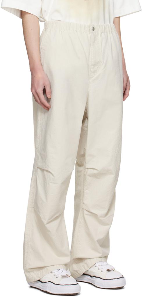 Maison MIHARA YASUHIRO Off-White Tucked Trousers