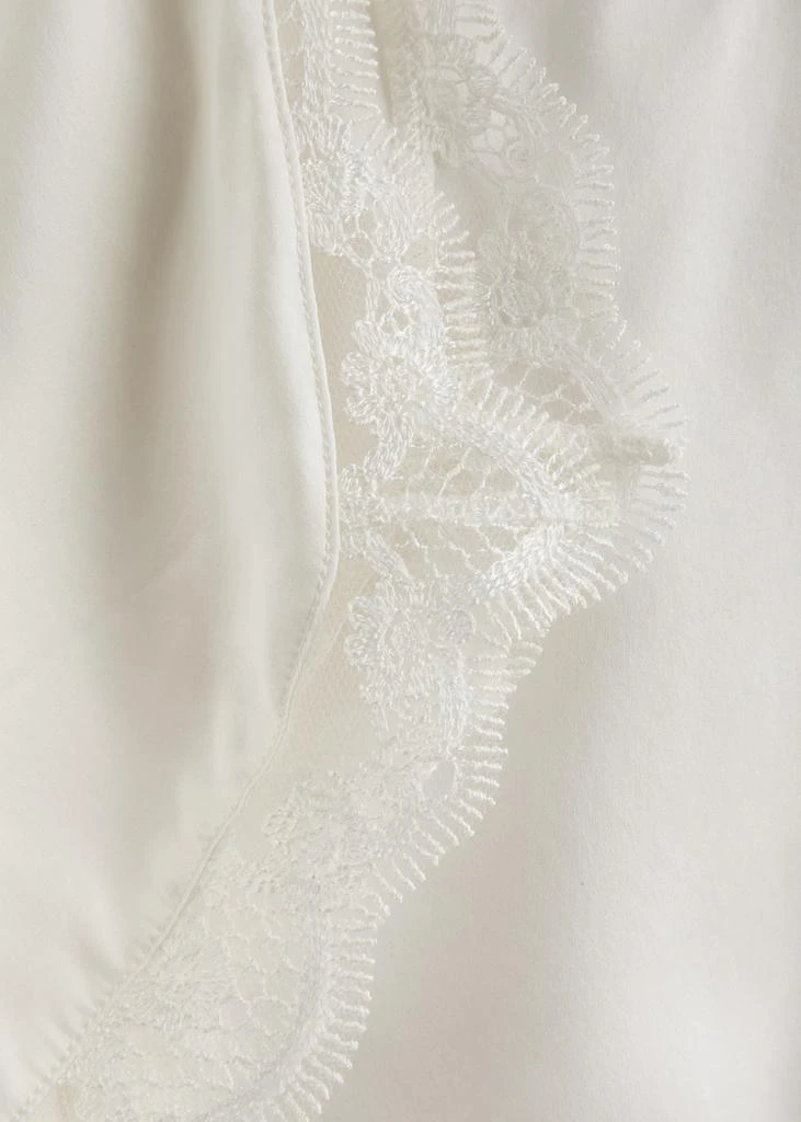 Simone Pérèle Love Me lace-trim silk-satin pyjama shorts 5