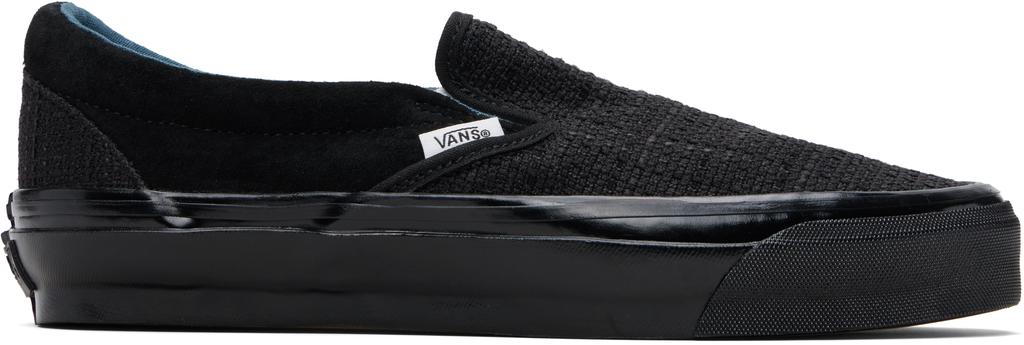 Vans Black Premium Classic Slip-On Sneakers