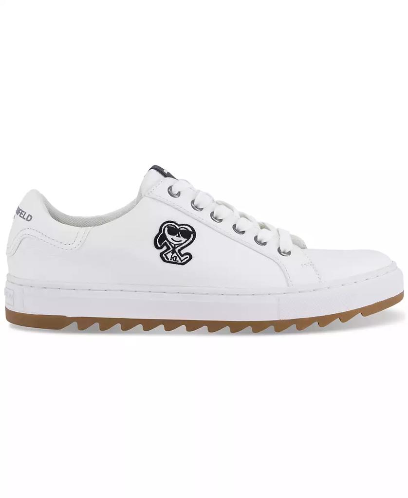 Karl Lagerfeld Paris Men's Side Heart Logo Patch Tumbled