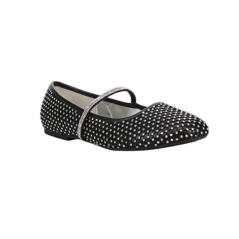 Nina Jessa Studded Rhinestone Ballet Flats (Little Kid-Big Kid)
