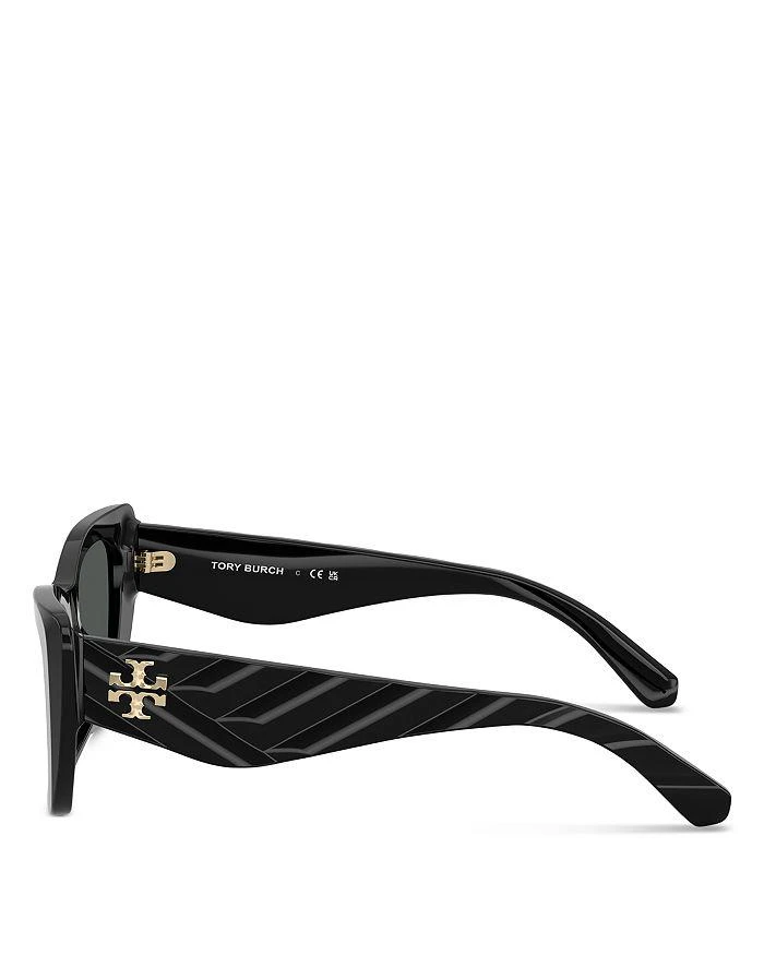Tory Burch Cat Eye 52 mm Sunglasses Tory Burch 52MM Cat-Eye Sunglasses, Black/Grey, Non  main image 4