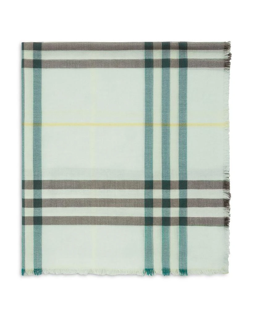 Burberry Check Wool Scarf 3