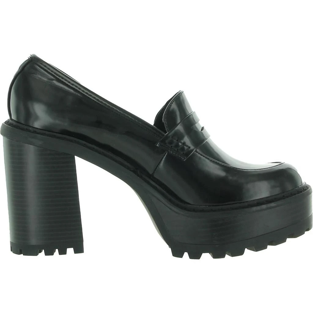 Steve Madden Kimberley Womens Patent Penny Loafer Shooties 3