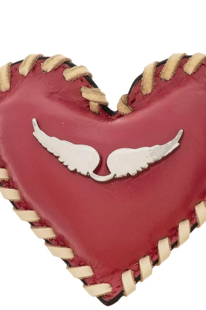 ZADIG 
VOLTAIRE Zadig 
Voltaire Heart Braided Trim Keyring 3