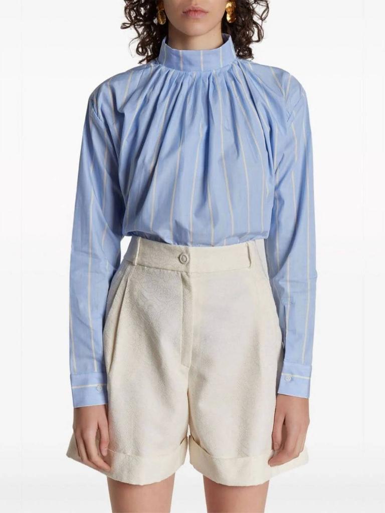 D'ESTRËE Robert Shirt In Yellow/blue
