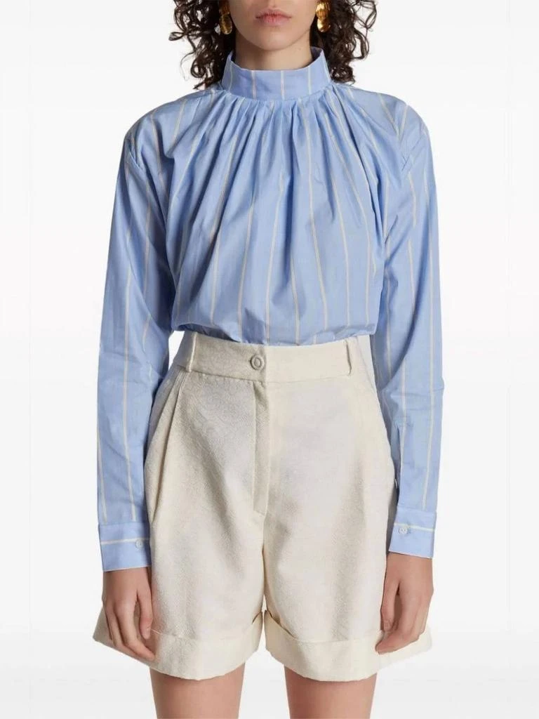 D'ESTRËE Robert Shirt In Yellow/blue 1