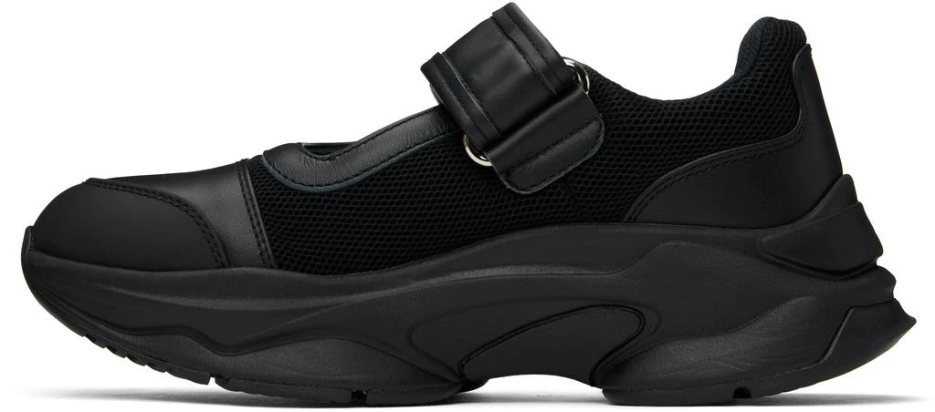 YOHJI YAMAMOTO Black Cow Leather Sneakers 3