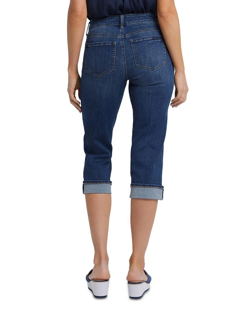 Shop NYDJ Petite Marilyn High Rise Cropped Straight Jeans in Rio