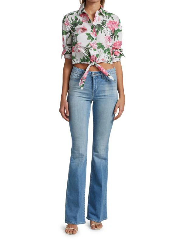 L'Agence Bell High-Rise Flare Jeans 7