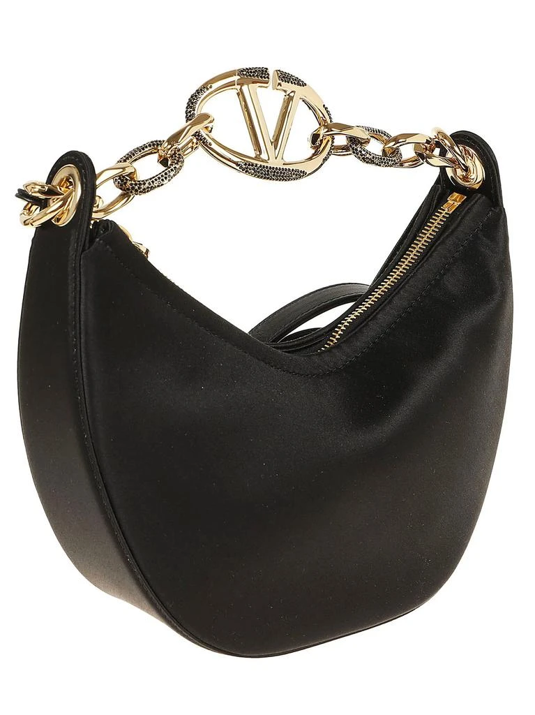 Valentino Valentino VLogo Plaque Zip-Up Tote Bag 3