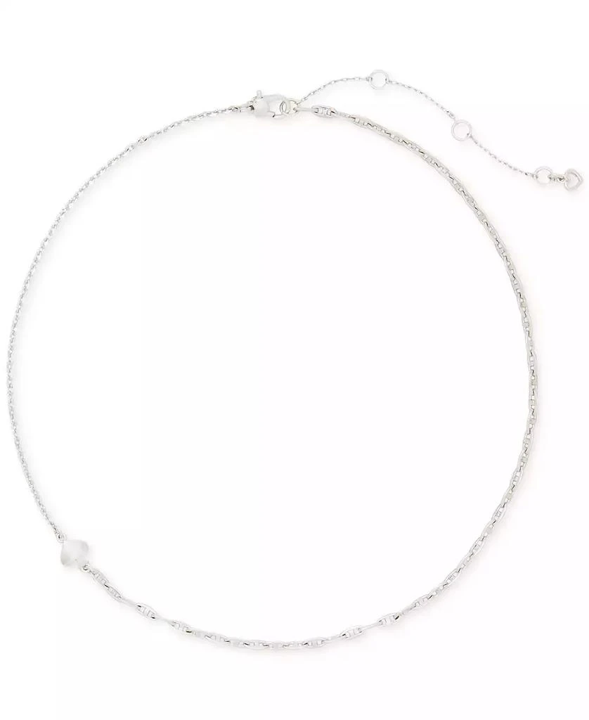 Kate Spade Spade Charm Collar Necklace, 16" + 3" extender 1