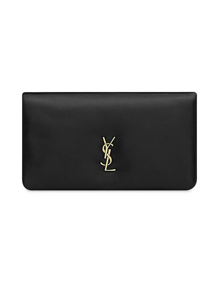 Yves Saint Laurent Calypso Large Wallet in Lambskin 1