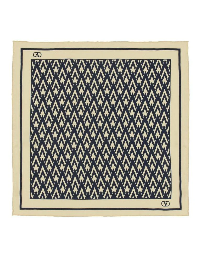 Valentino Valentino Garavani Silk Twill Scarf 1