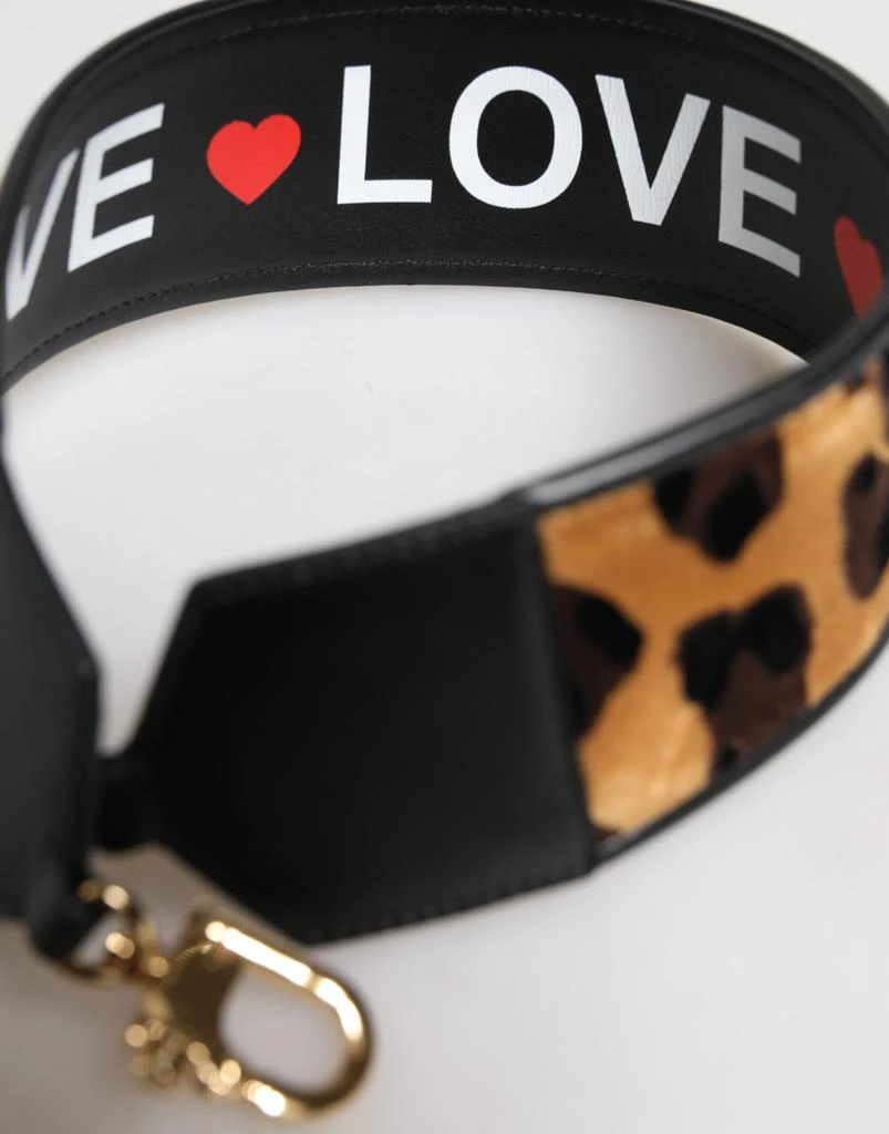 Dolce 
Gabbana Leopard Print Reversible Bag Shoulder Women
s Strap 2