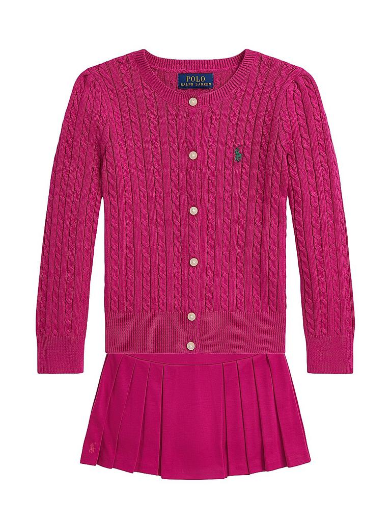 Ralph Lauren Little Girl
s 
Girl
s Mini Cable-Knit Cardigan